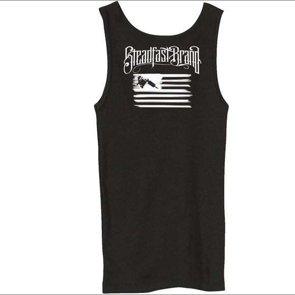 4 SALE SOON☠️”Tattooed President” Ribbed tank top - Picture 2 of 2